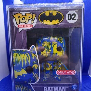 DC Batman (Blue & Yellow) Art Series Target Exclusive Funko Pop
